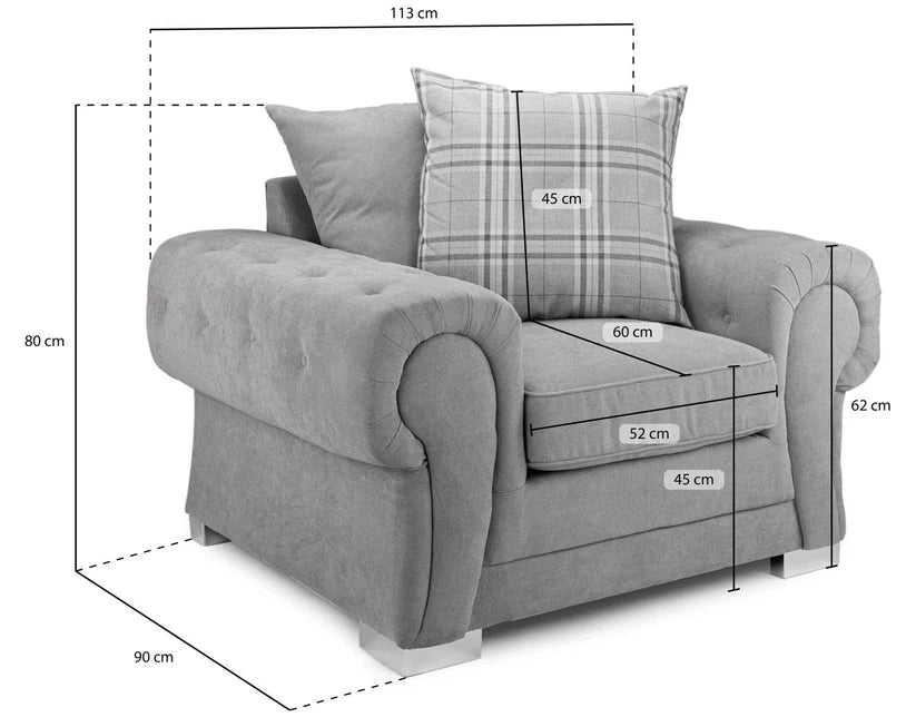 Verona Scatterback Sofa Armchair