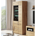 display cabinets in oak
