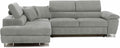 Ashbourne Grey Corner Sofa Bed with Storage – L Shaped Fabric Sofa Bed – Pull Out Double Sleeper Couch – 5 Seater Modern Sofa for Living Room – Left & Right Hand Options