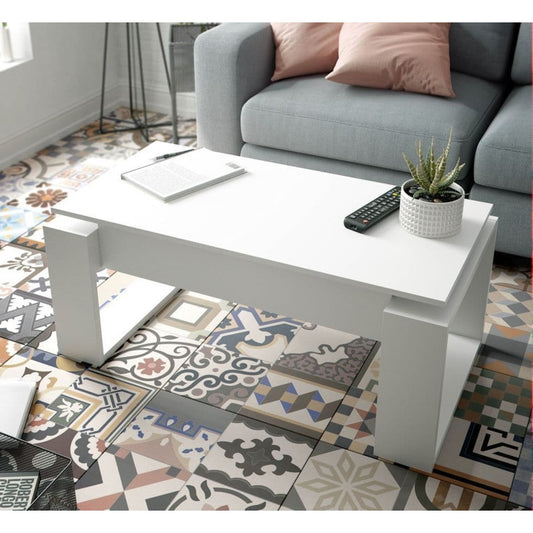 Matte White Coffee Table