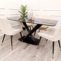 glass dining table