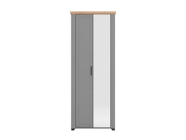 Karnabe Black Mirrored Wardrobes