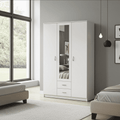 Ilane White Space Saver Wardrobe