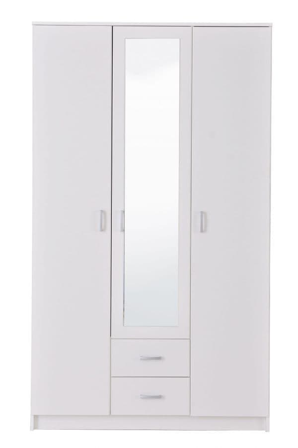 Ilane White Space Saver Wardrobe