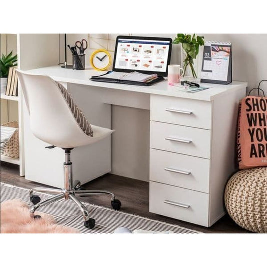 Zara Matt White Desk