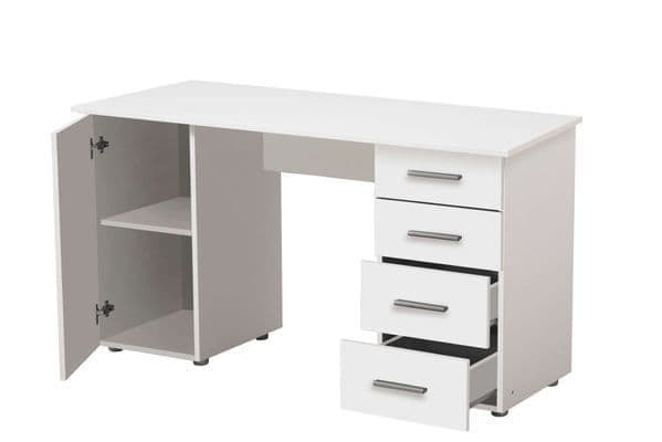 Zara Matt White Desk