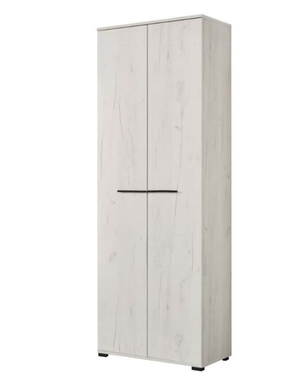 Lucerne Oak Wardrobe White