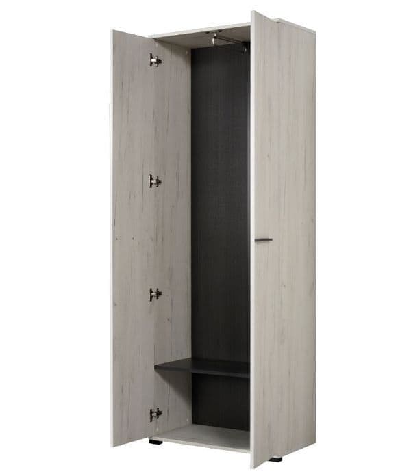 Lucerne Oak Narrow Wardrobe