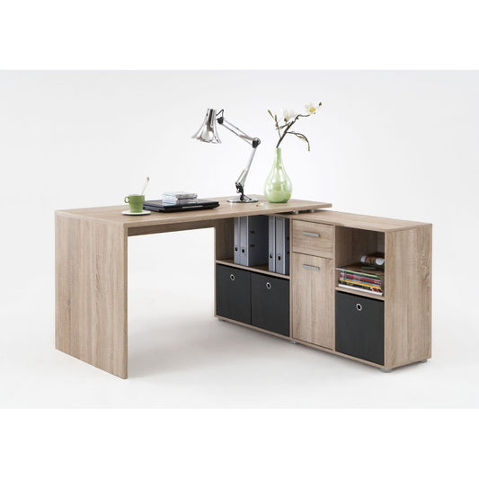 Luna Oak Flexi Corner Office Desk