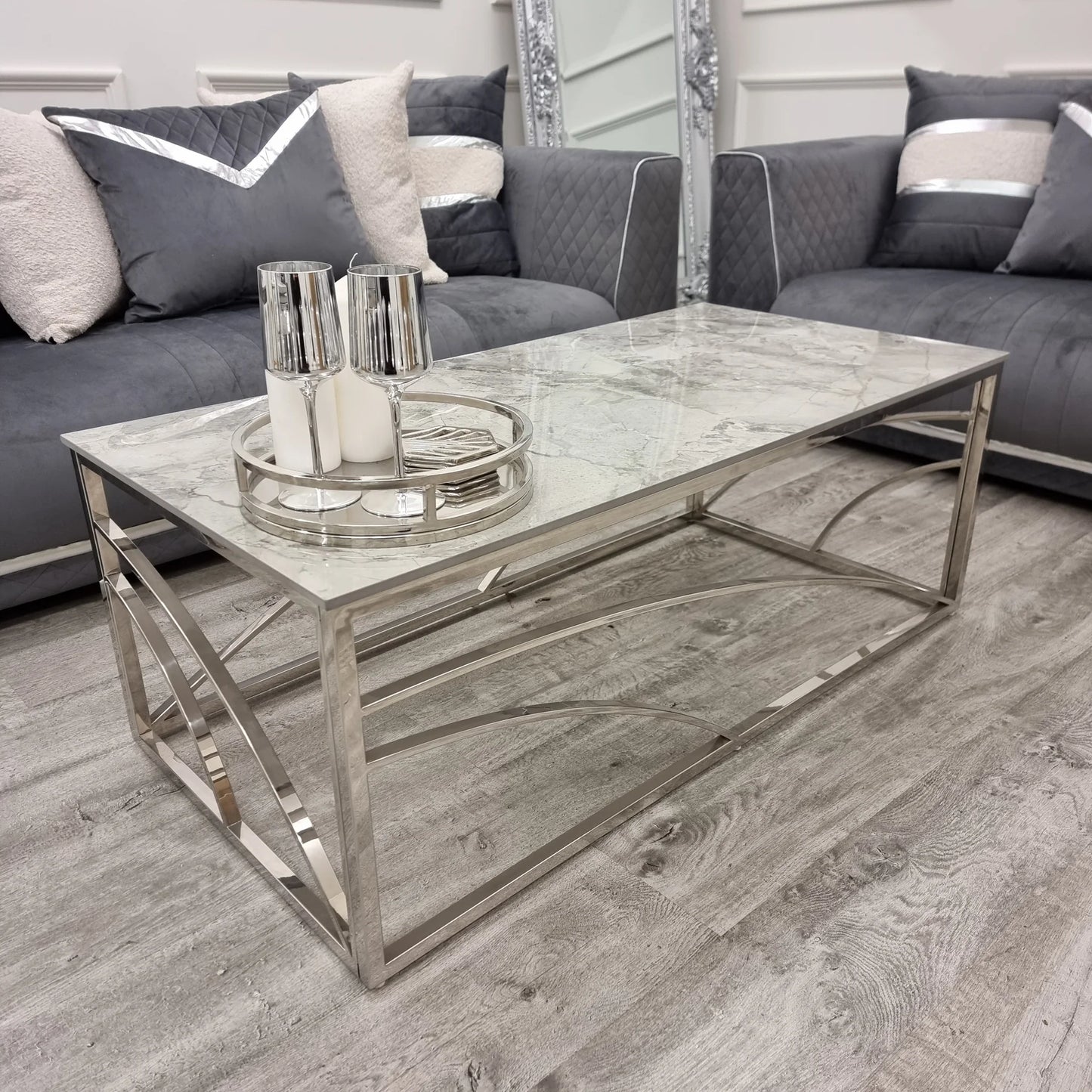 marble top coffee table