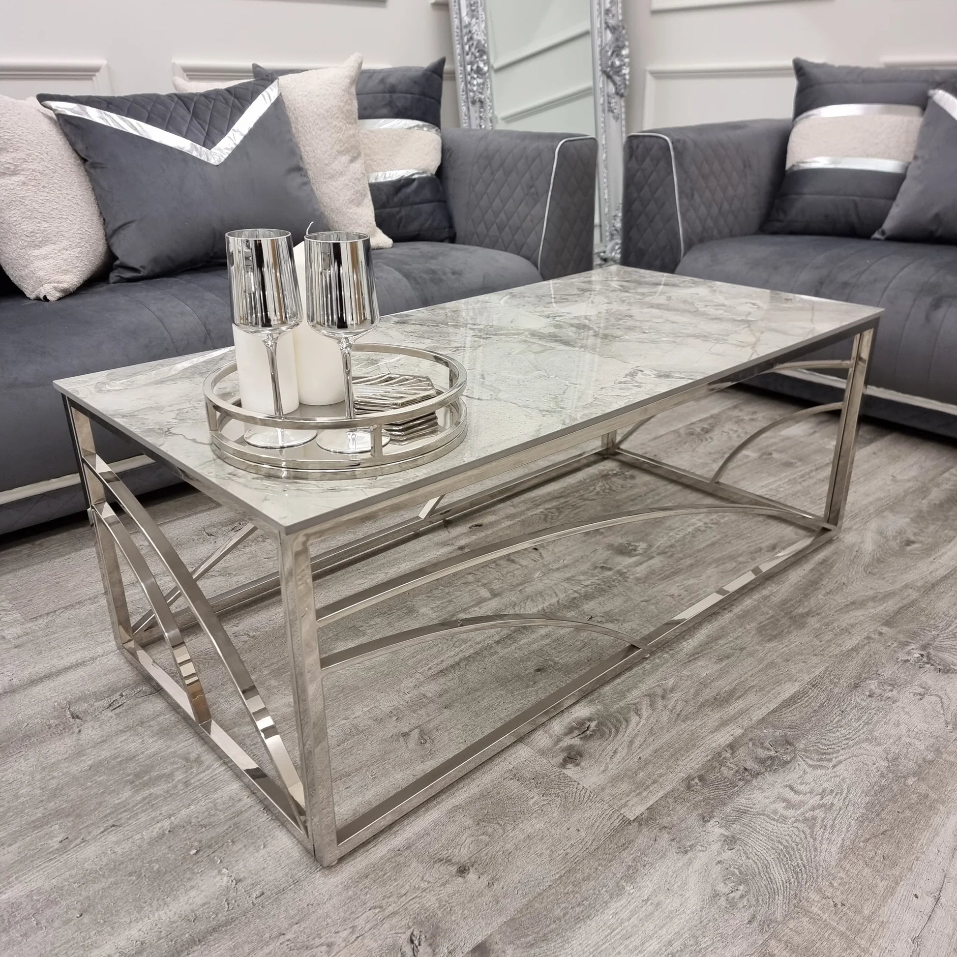 marble top coffee table