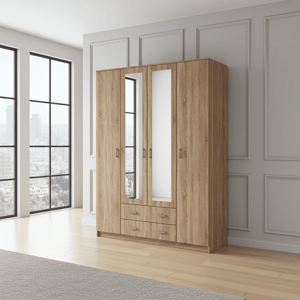Vienna Sonoma Space Saving Wardrobe 