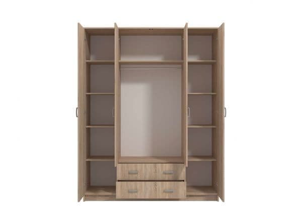 Vienna Sonoma Oak Effect Wardrobe