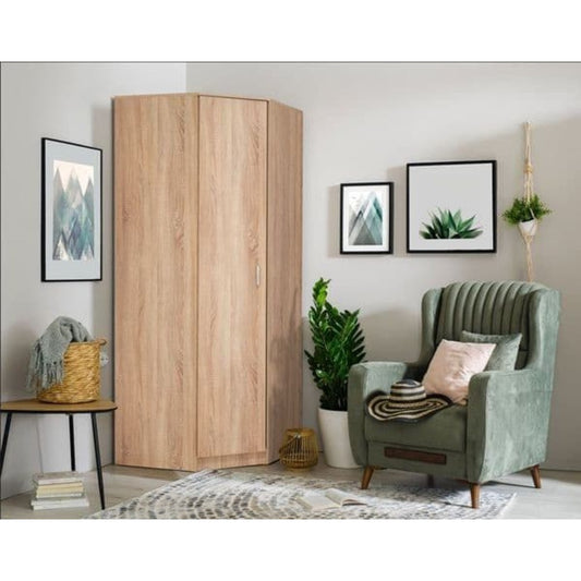 Vienna Sonoma Oak Effect Corner Wardrobe