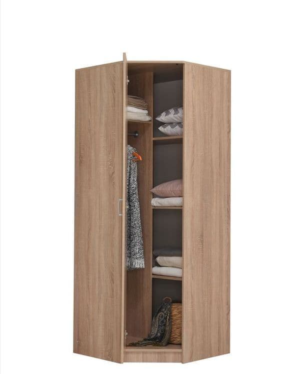 Vienna Sonoma Oak Effect Corner Wardrobe