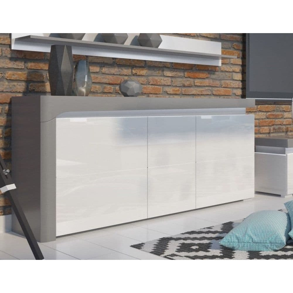 modern white sideboard