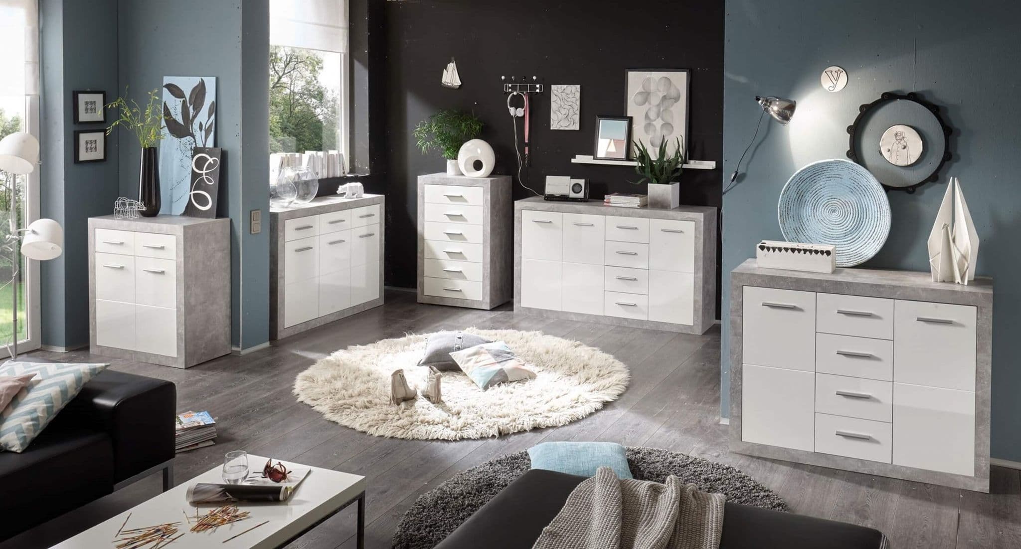 Silvia Oak Extra Large Sideboard for Living Room