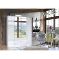 Rado High Gloss Wardrobe Mirror Door