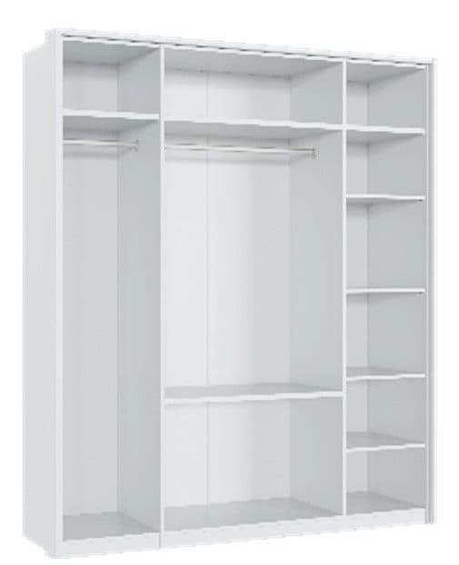 Rado High Gloss Wardrobe Mirror Door