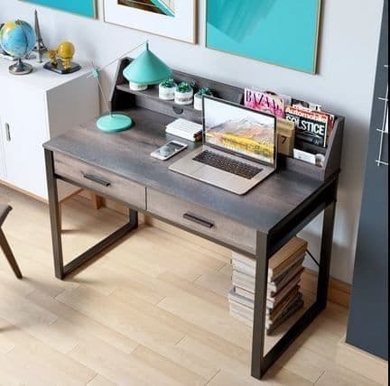 Chester Dark Walnut Effect Writing Desk Bureau