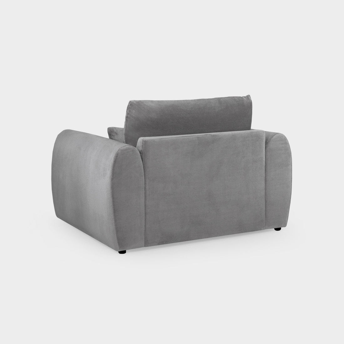 Grey Harris Tweed Armchair