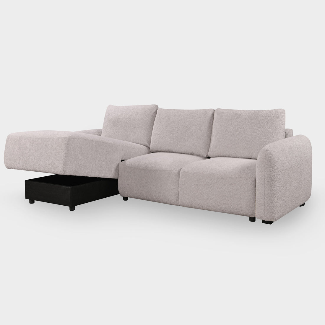 Cimiano Light Velvet Corner Sofa