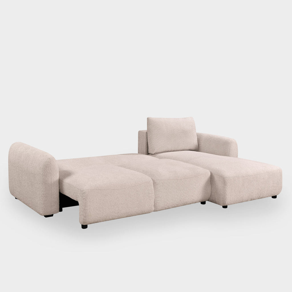 Cimiano Velvet Corner Sofa Bed