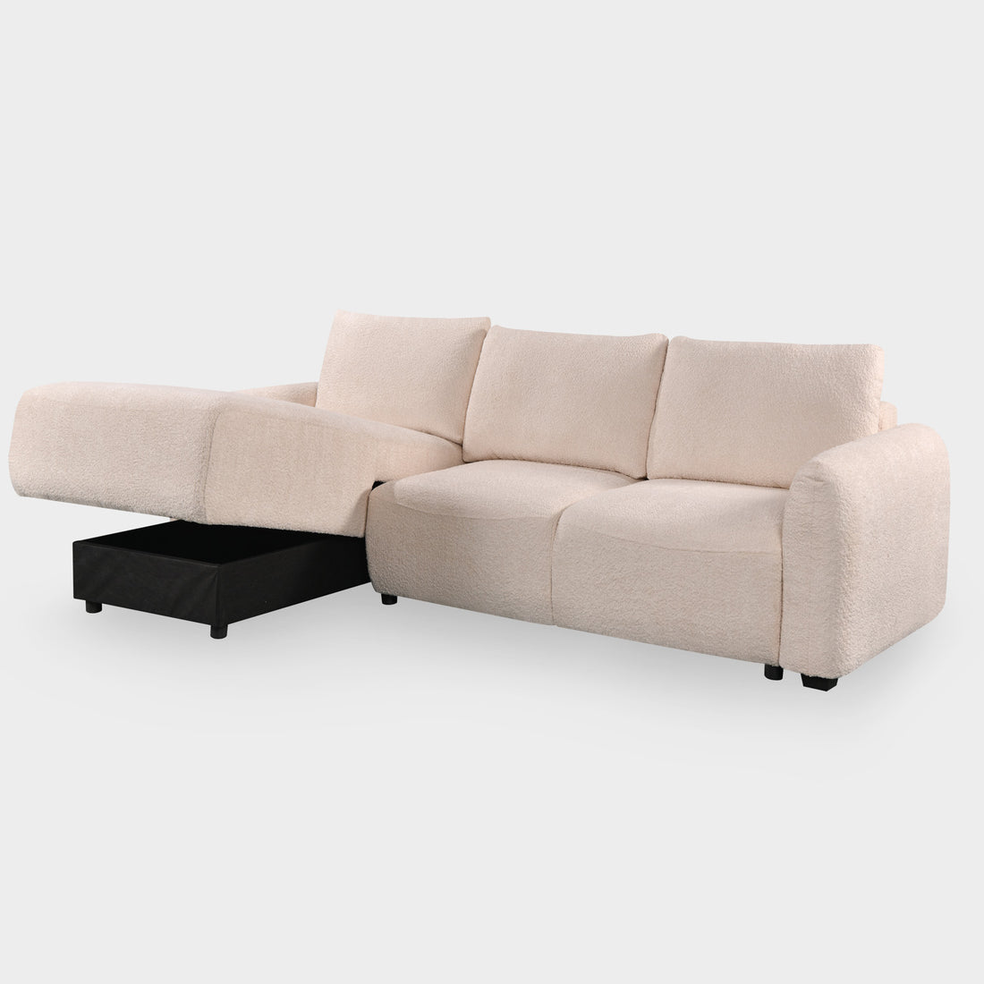 Cimiano Light Velvet Corner Sofa