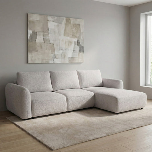 Cimiano Velvet Corner Sofa Bed