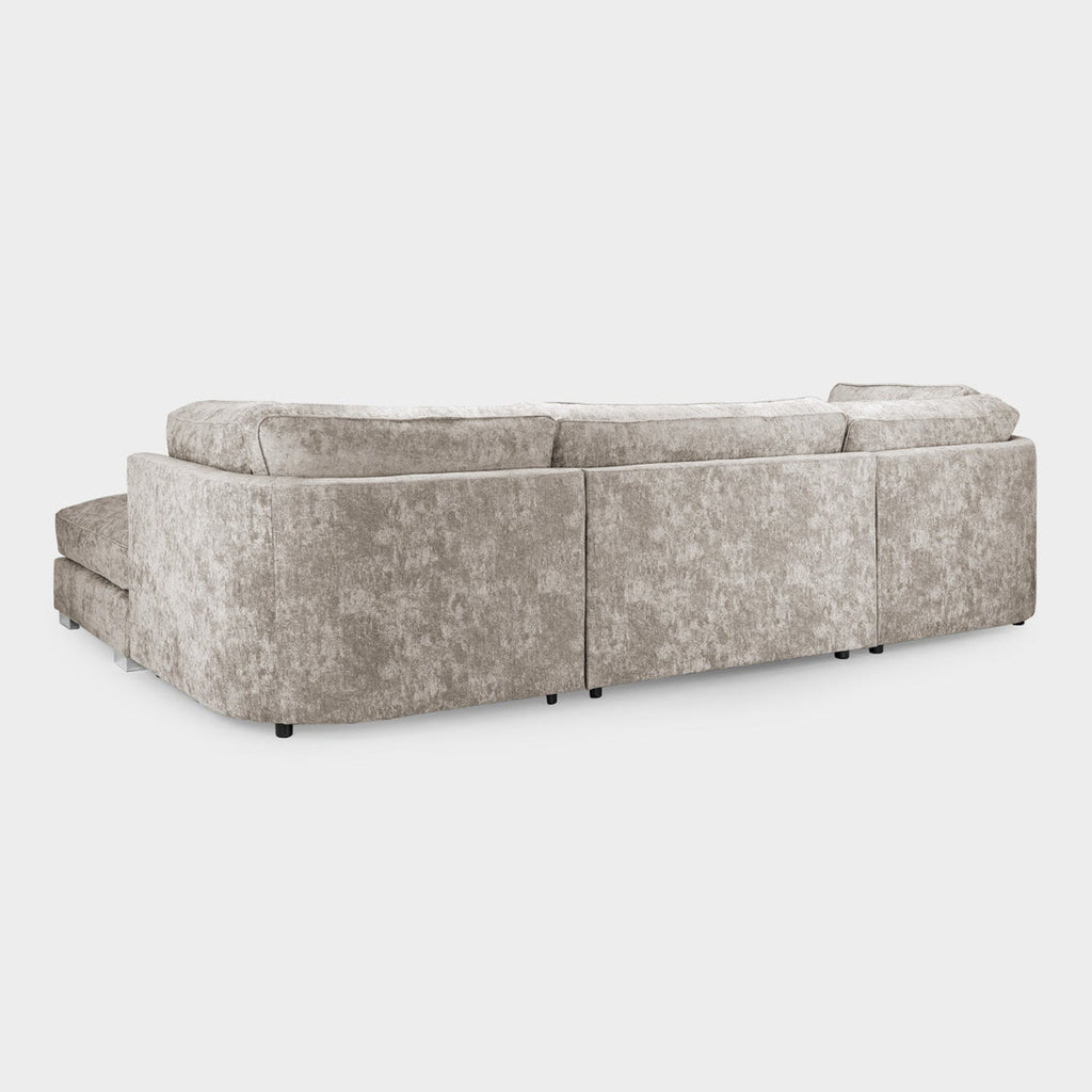 Bishop Full Cushion Seven Seater Corner Sofa Moveable Footstools