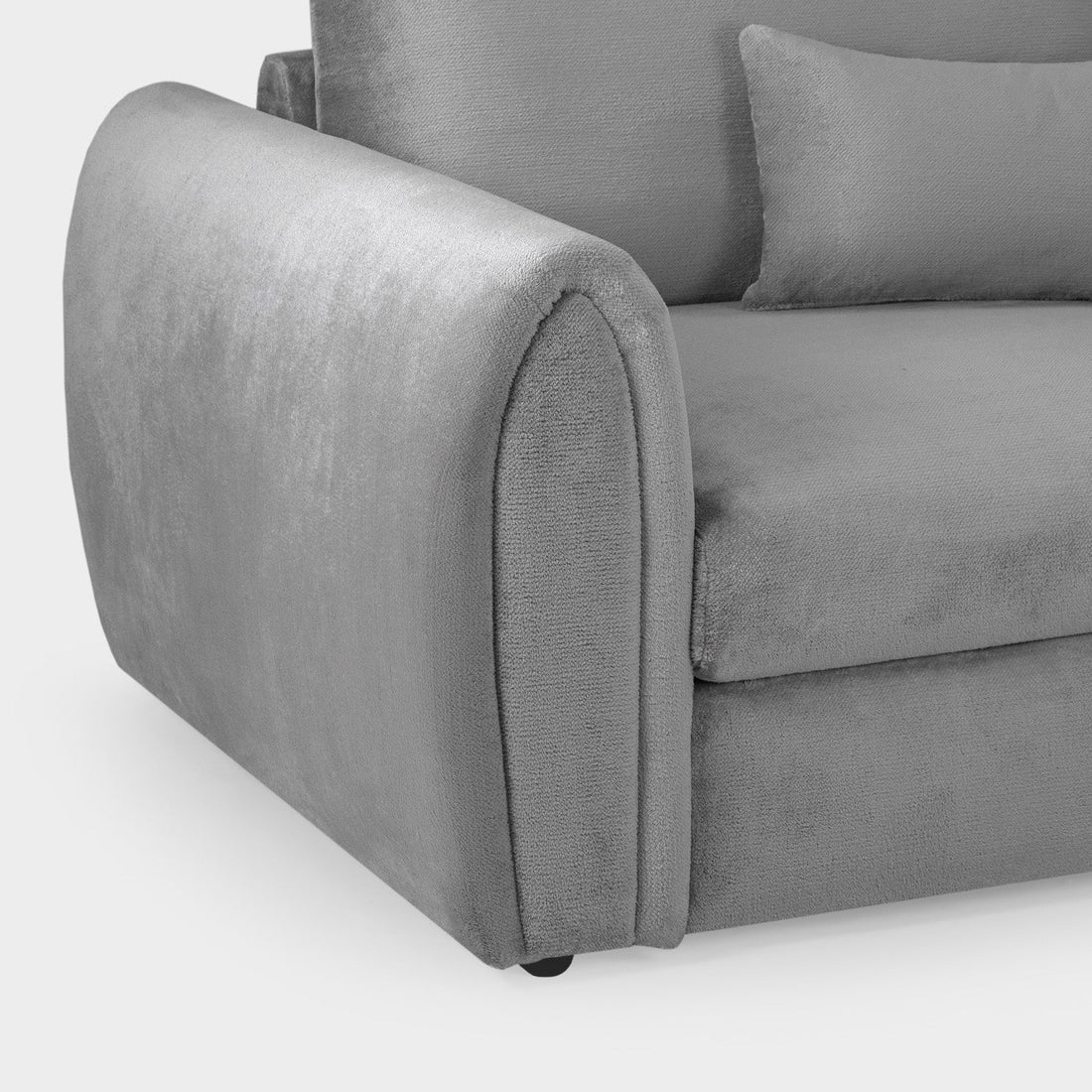 Grey Harris Tweed Armchair