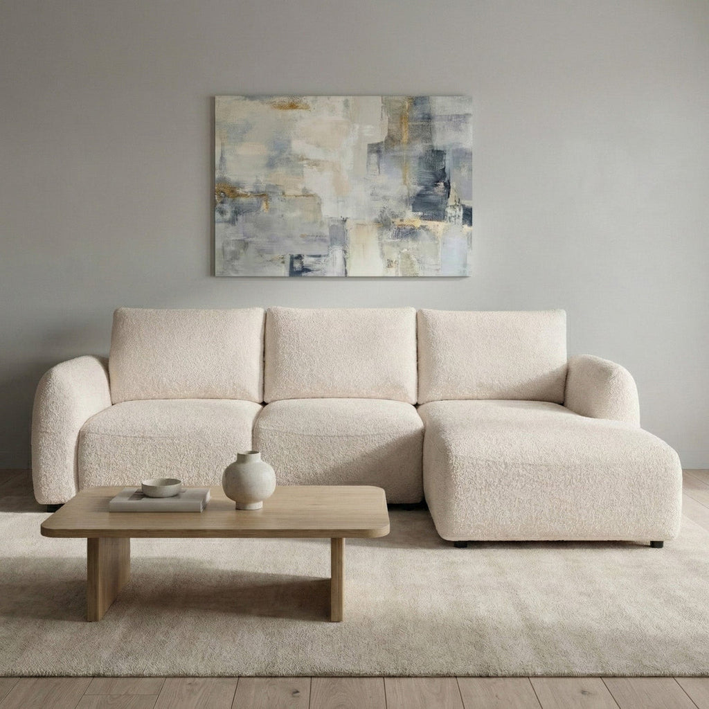 Cimiano Velvet Corner Sofa Bed