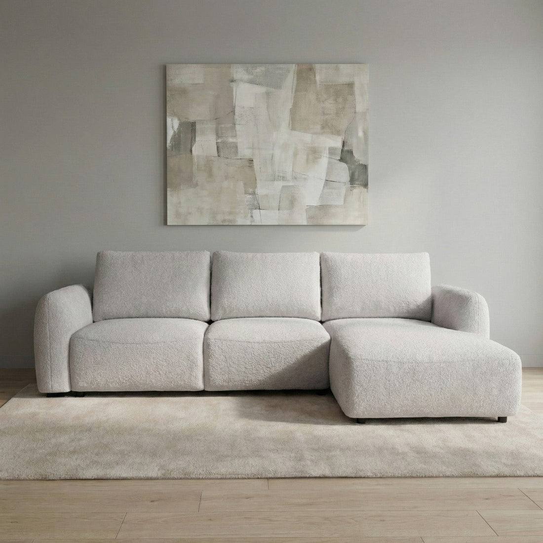 Cimiano Velvet Corner Sofa Bed