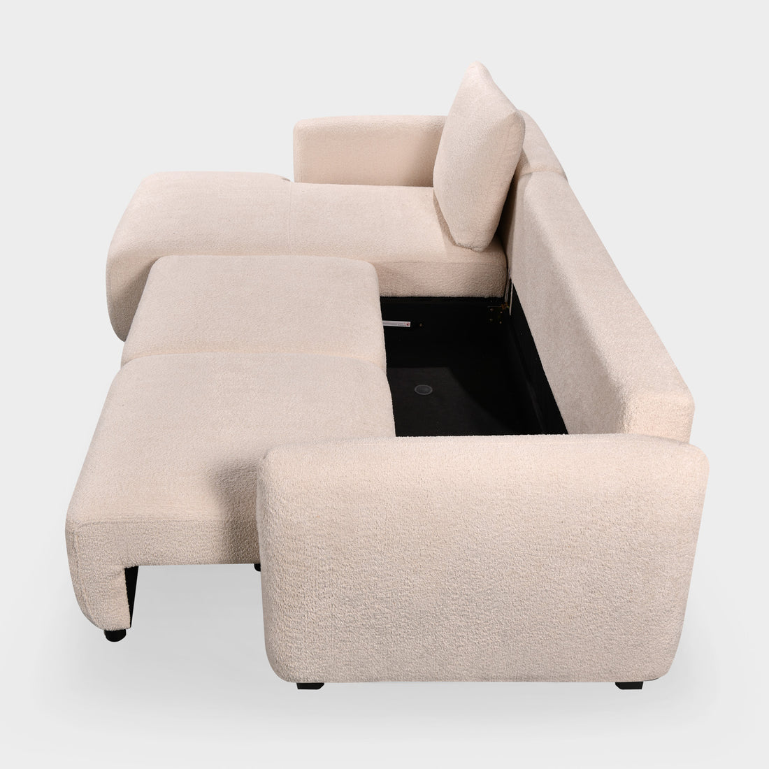 Cimiano Light Velvet Corner Sofa