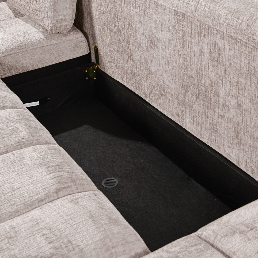 Tirana U Shape Sofa Bed in Beige