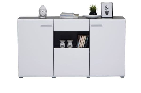 Wigan White 3 Door Sideboard