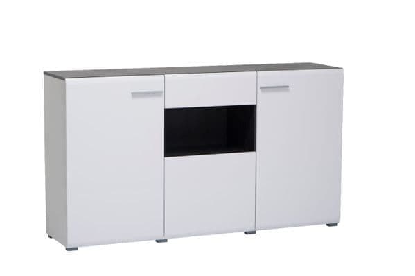 Wigan White 3 Door Sideboard