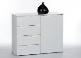Sofia White High Gloss Sideboard