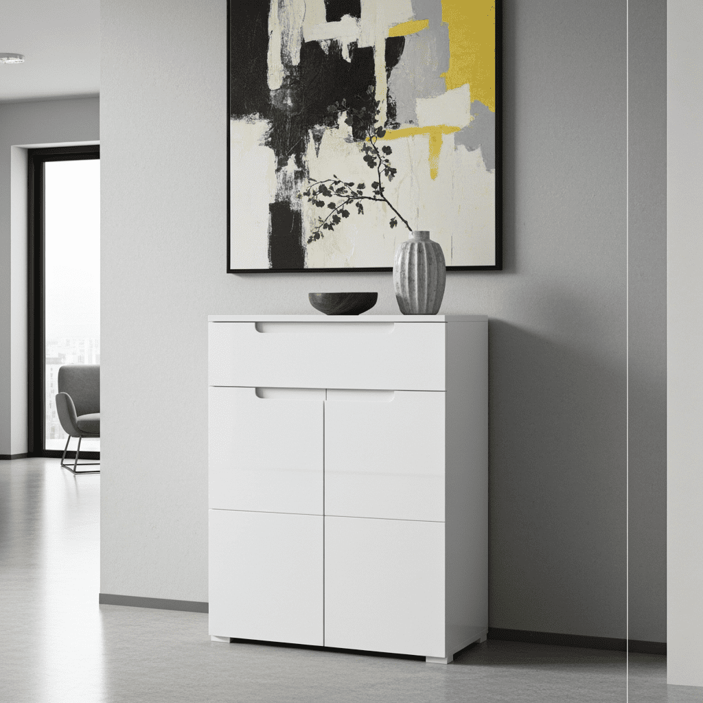 Modern Sideboard Styling with Sofia White High Gloss