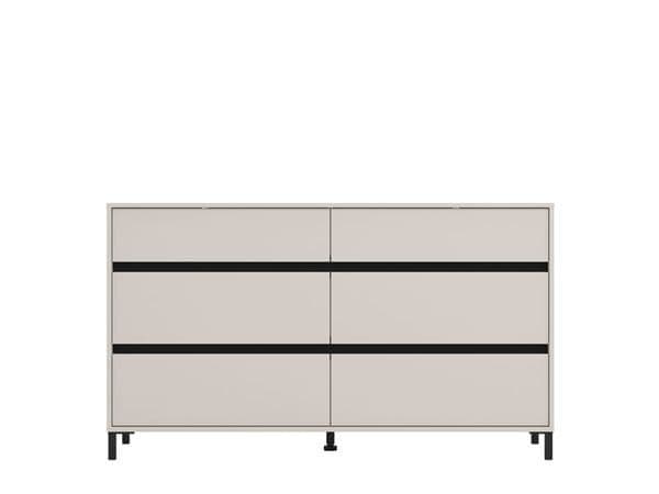 Zavalin Cashmere Wide Chest Drawers Sideboard