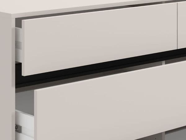 Zavalin Cashmere Wide Chest Drawers Sideboard