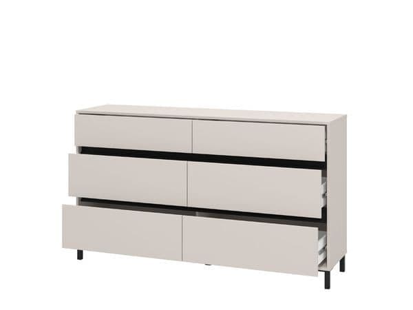 Zavalin Cashmere Wide Chest Drawers Sideboard